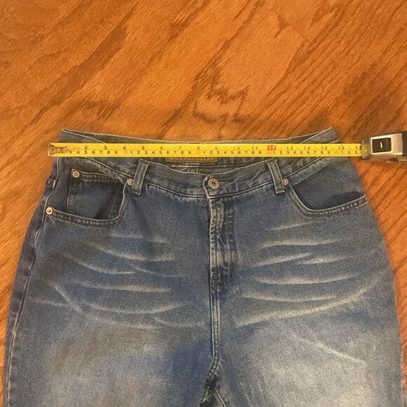 Coco Ankle length or roll up jeans, wide, leg, high waist, size 14 W - Picture 7 of 12